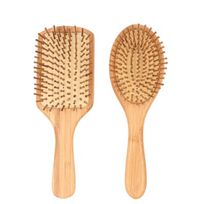 OEM&ODM scalp massaging bristles wooden hairbrush